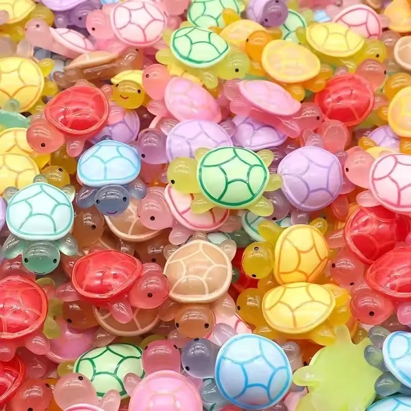 Aquarium Fish Guppy - 20/50/100pcs Mini Luminous Turtle Home Decor