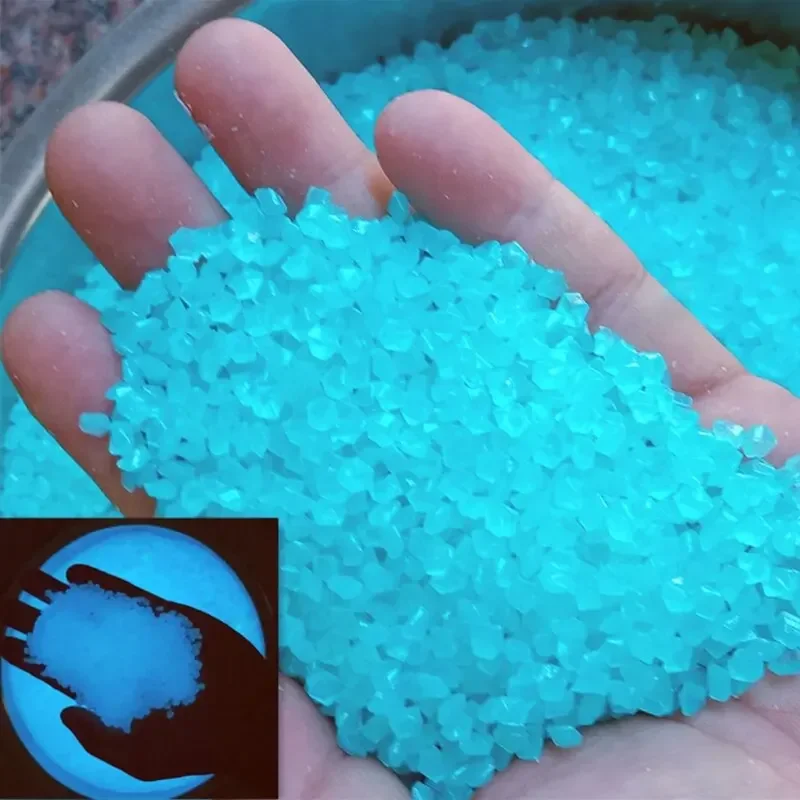 Aquarium Fish Guppy - 1000pcs 3-5mm Luminous Sand Glow in