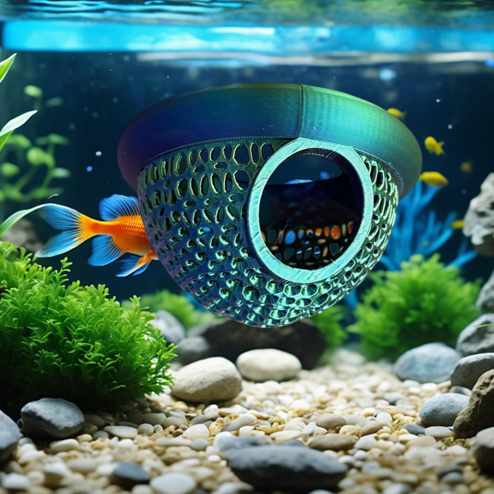 Floating Betta Hides Aquarium  - огляд і ціна Aquarium Fish Hide
