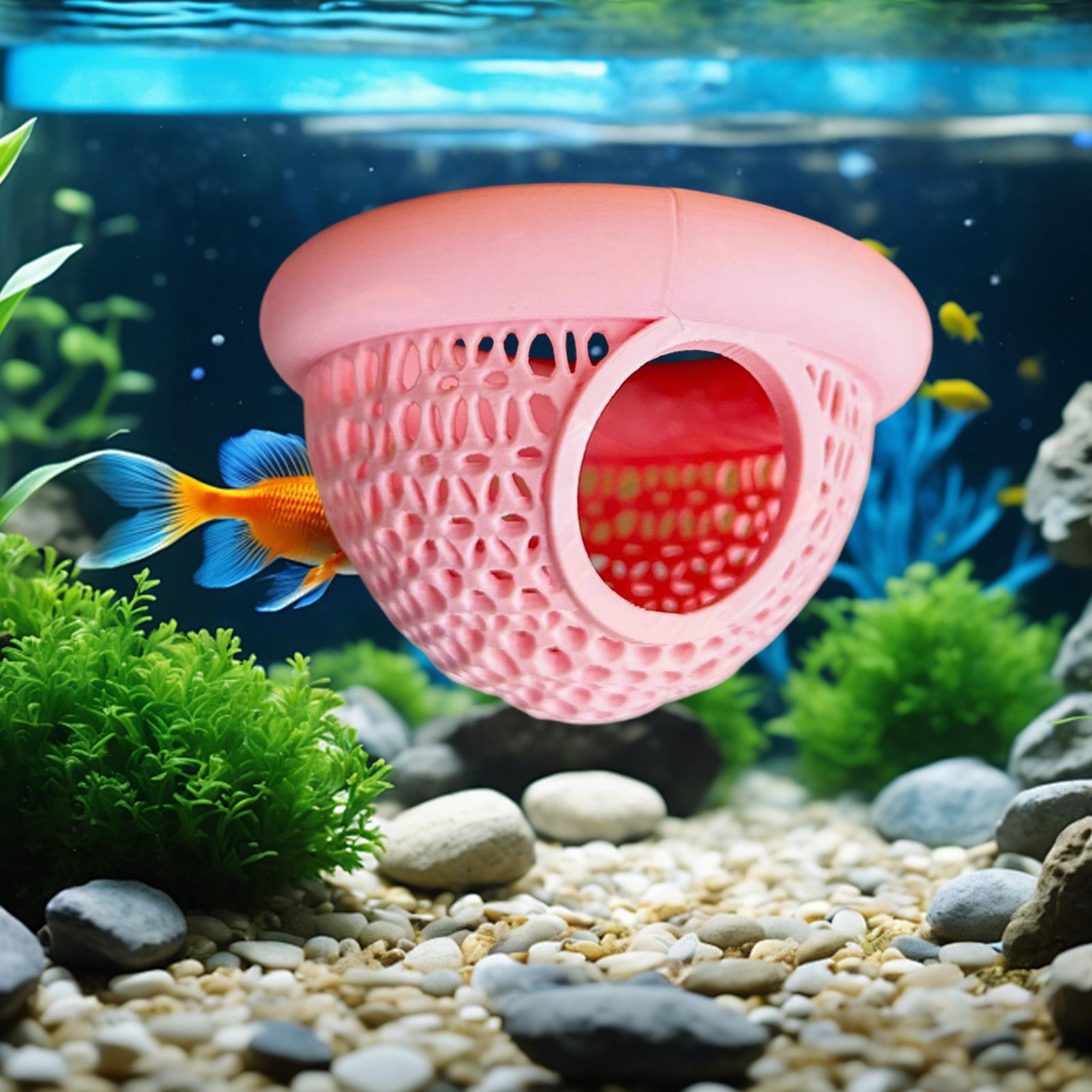 Floating Betta Hides Aquarium  - огляд і ціна Aquarium Fish Hide