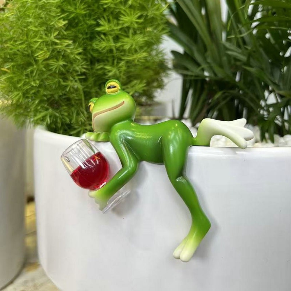 Hanging Flower Pot Edge Frog D - огляд і ціна Aquarium Fish Guppy