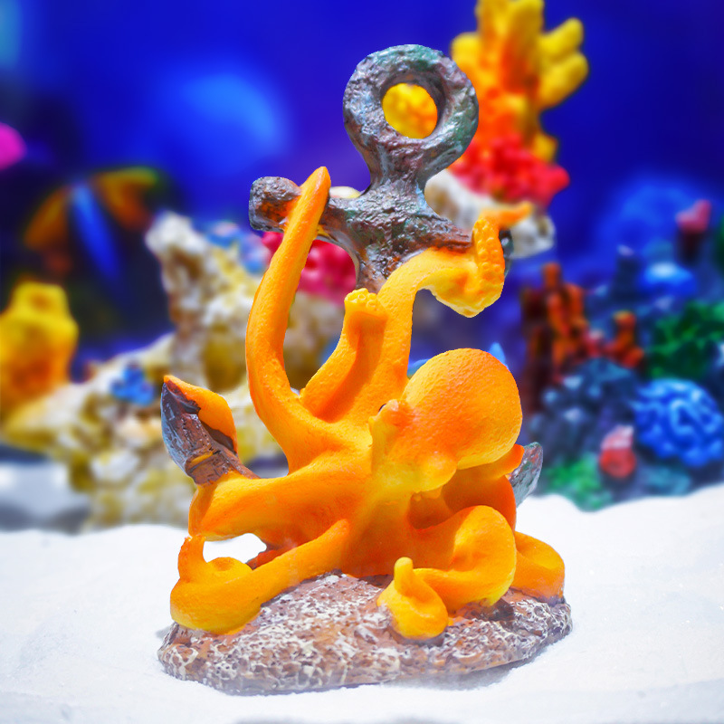 Retro Resin Landscape Ornament - огляд і ціна Aquarium Fish Monster