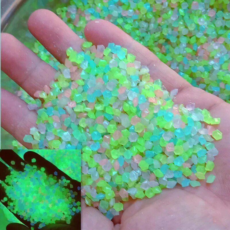 1000pcs 3-5mm Luminous Sand Gl - огляд і ціна Aquarium Fish Guppy