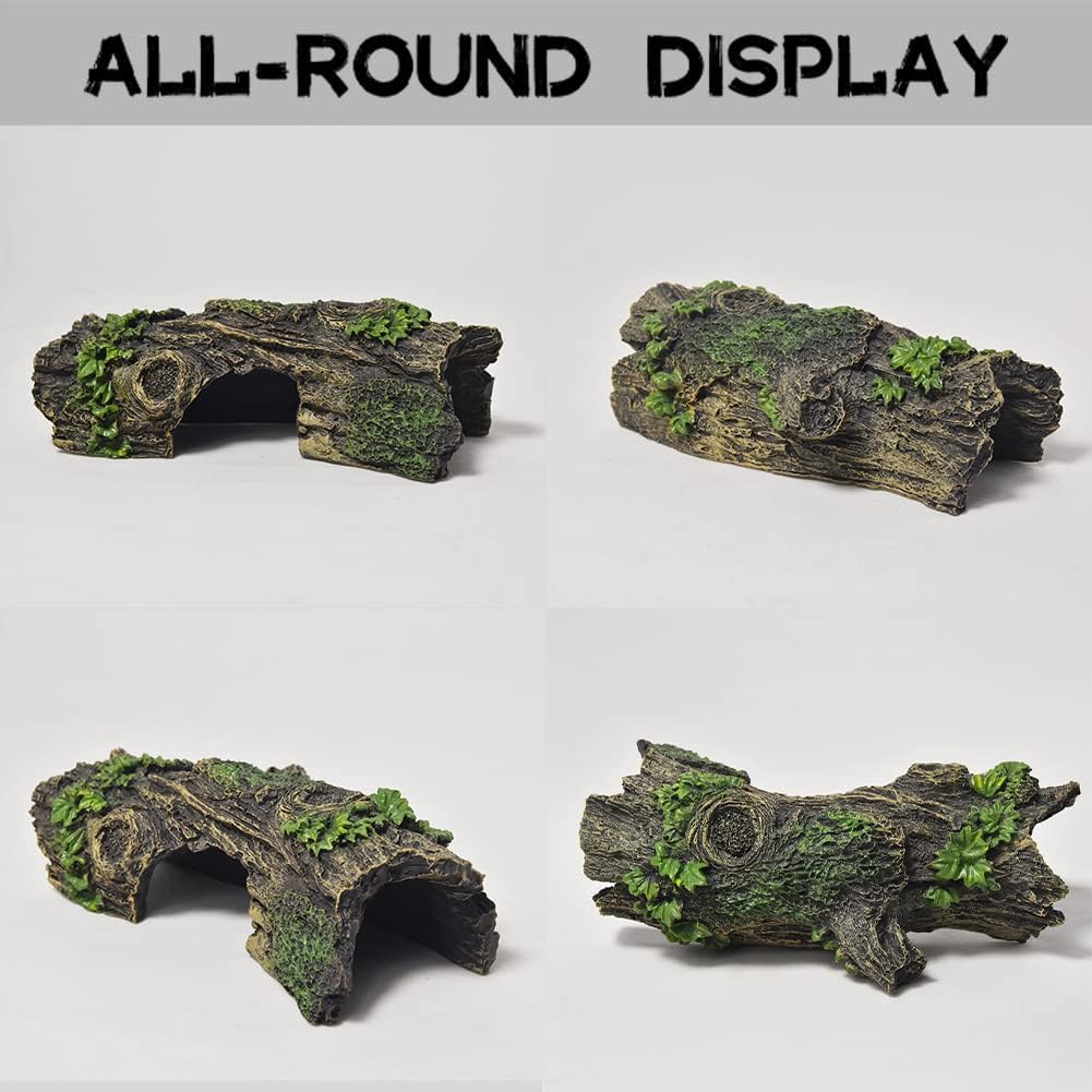 Aquarium Hollow Tree Tunnel Ca - огляд і ціна Aquarium Fish Hide