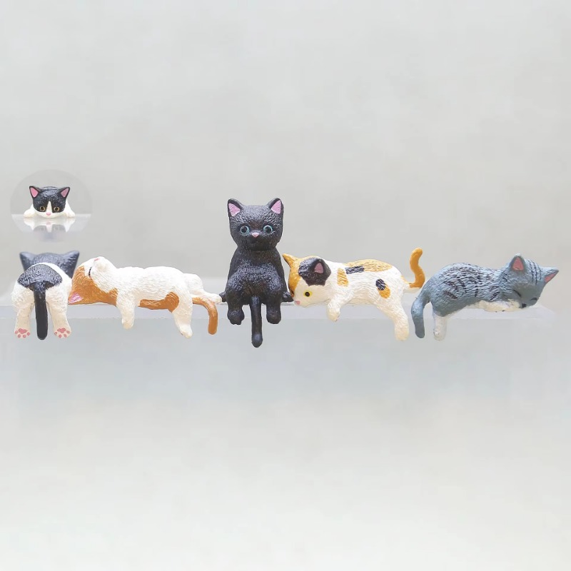 1Pc Cute Cartoon Cat PVC Home  - огляд і ціна Aquarium Fish Guppy
