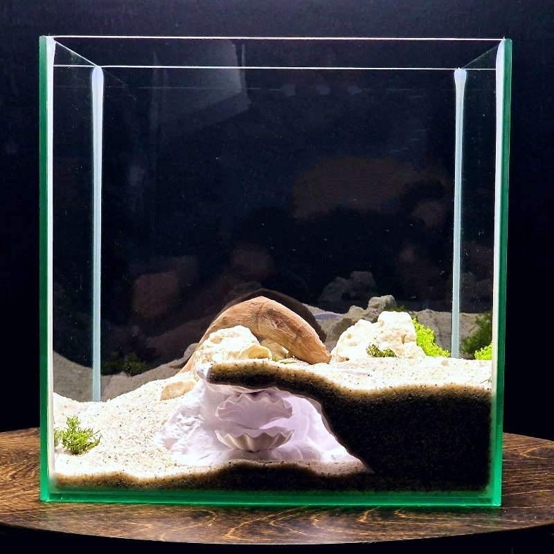 Hidden Shell Fish Tank Cave 3D - огляд і ціна Aquarium Fish Hide