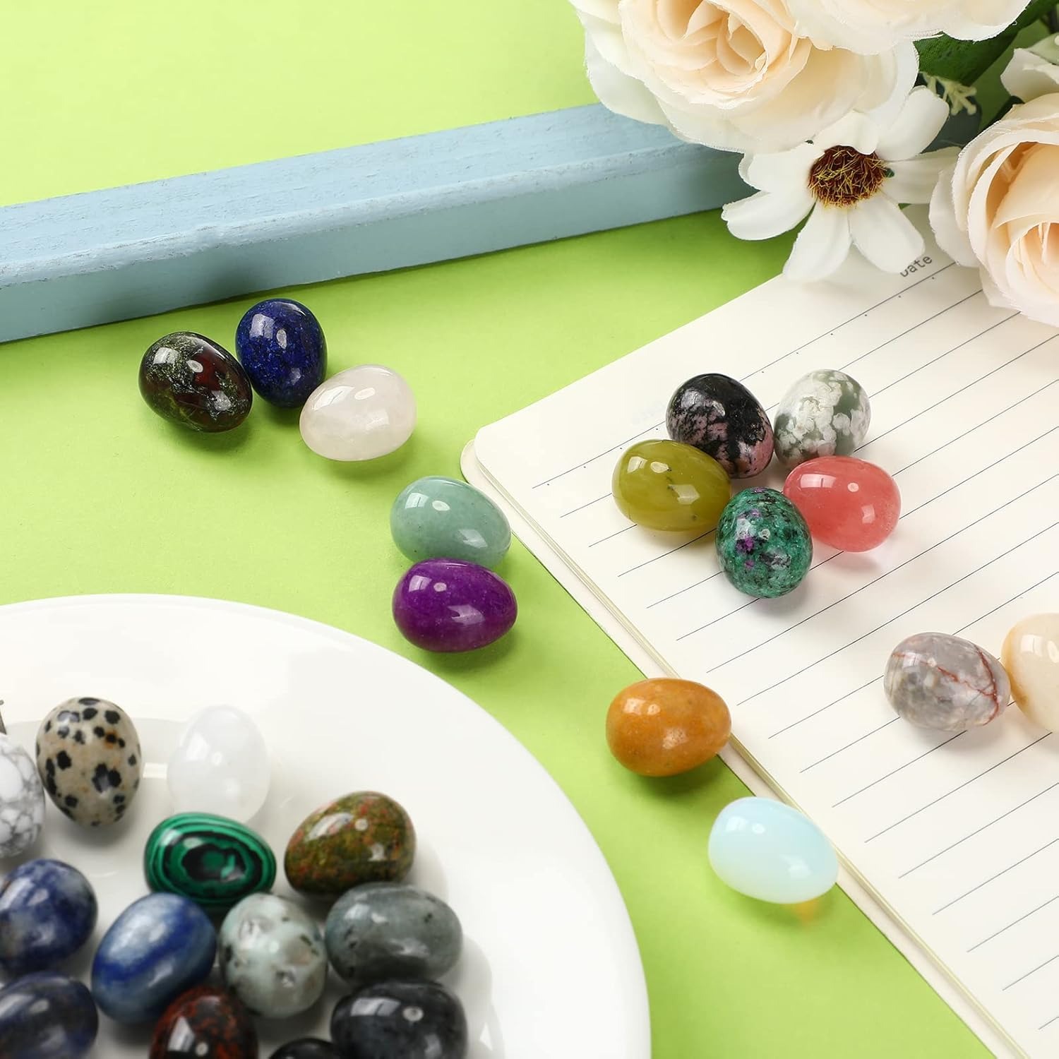 8  pcs natural crystal beads,  - огляд і ціна Aquarium Fish Guppy