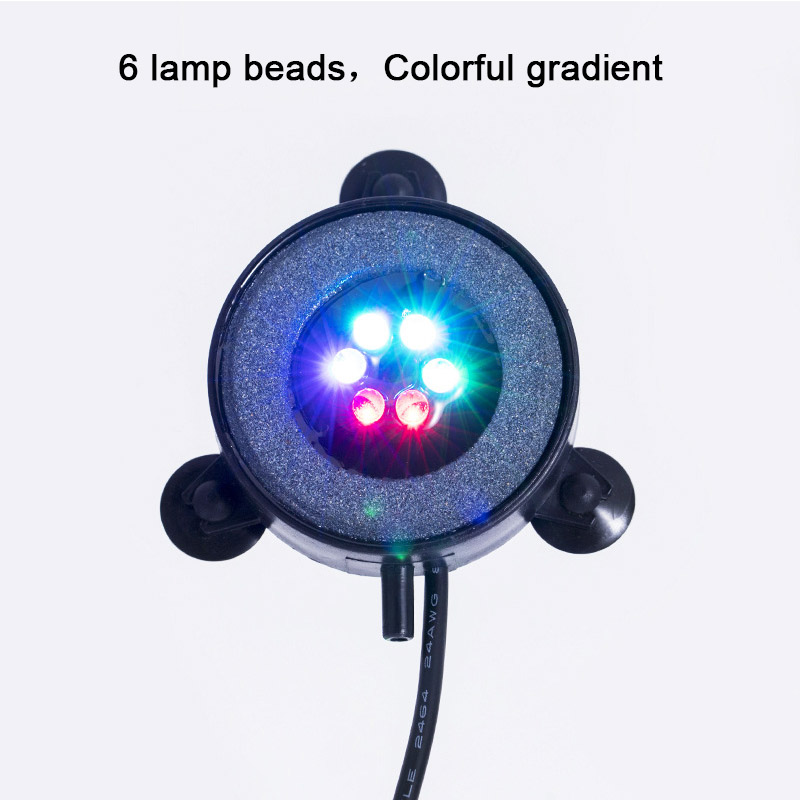 LED Aquarium Air Bubble Light  - огляд і ціна Aquarium Fish Guppy
