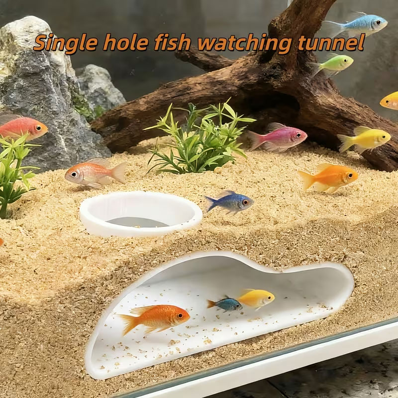Apcarium Fish Tunnel Hideout | - огляд і ціна Aquarium Fish Hide