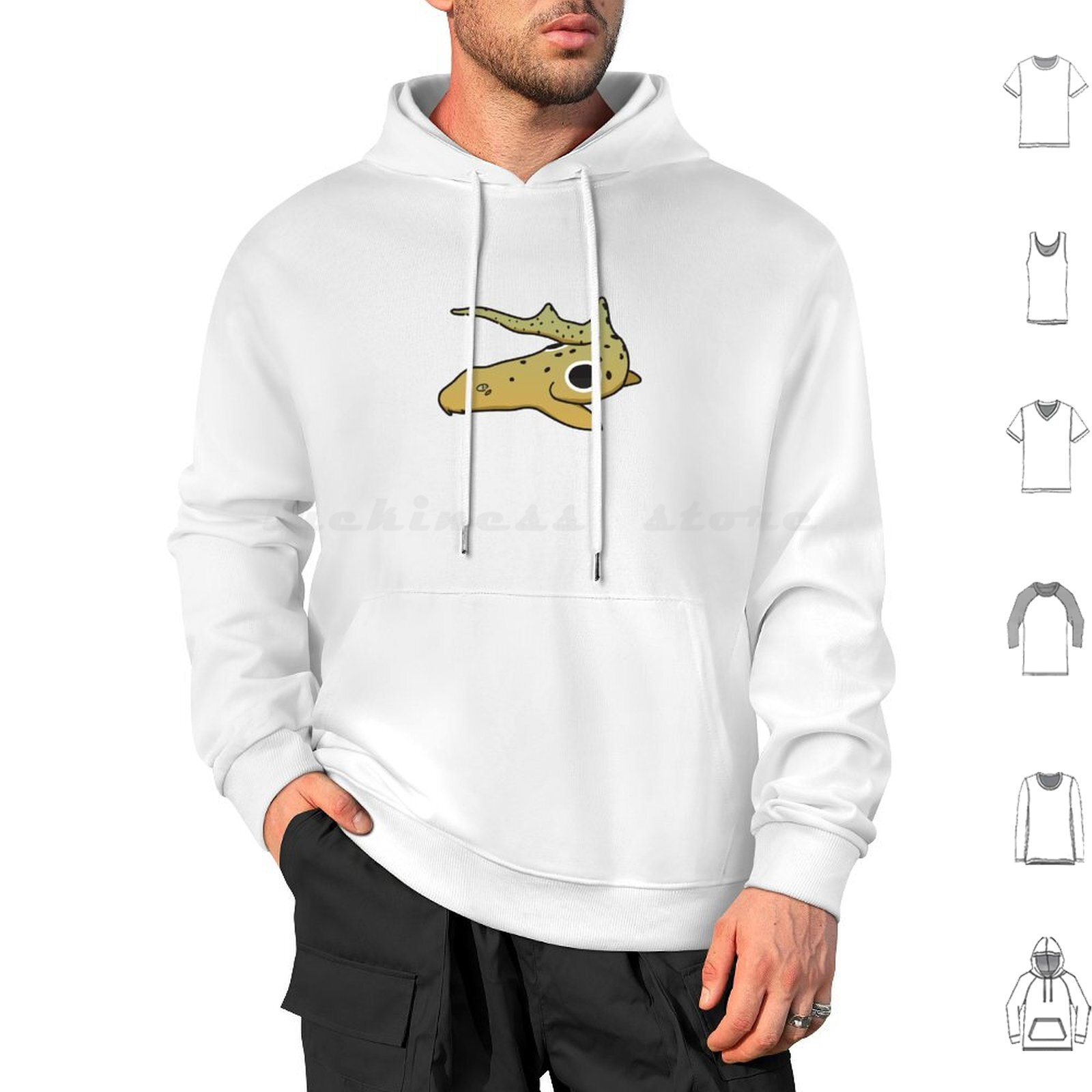 Epaulette Shark Drawing Hoodie - огляд і ціна Aquarium Fish Drawing